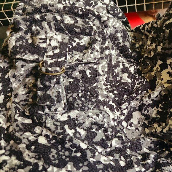 K11  Adorable T-back dress/top w/3 pockets 1 up 2 down soft & stretchy Sz M - Picture 6 of 6